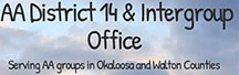 logo aa okaloosa county florida district 14 intergroup