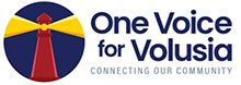 logo one voice for volusia county fl substance use support